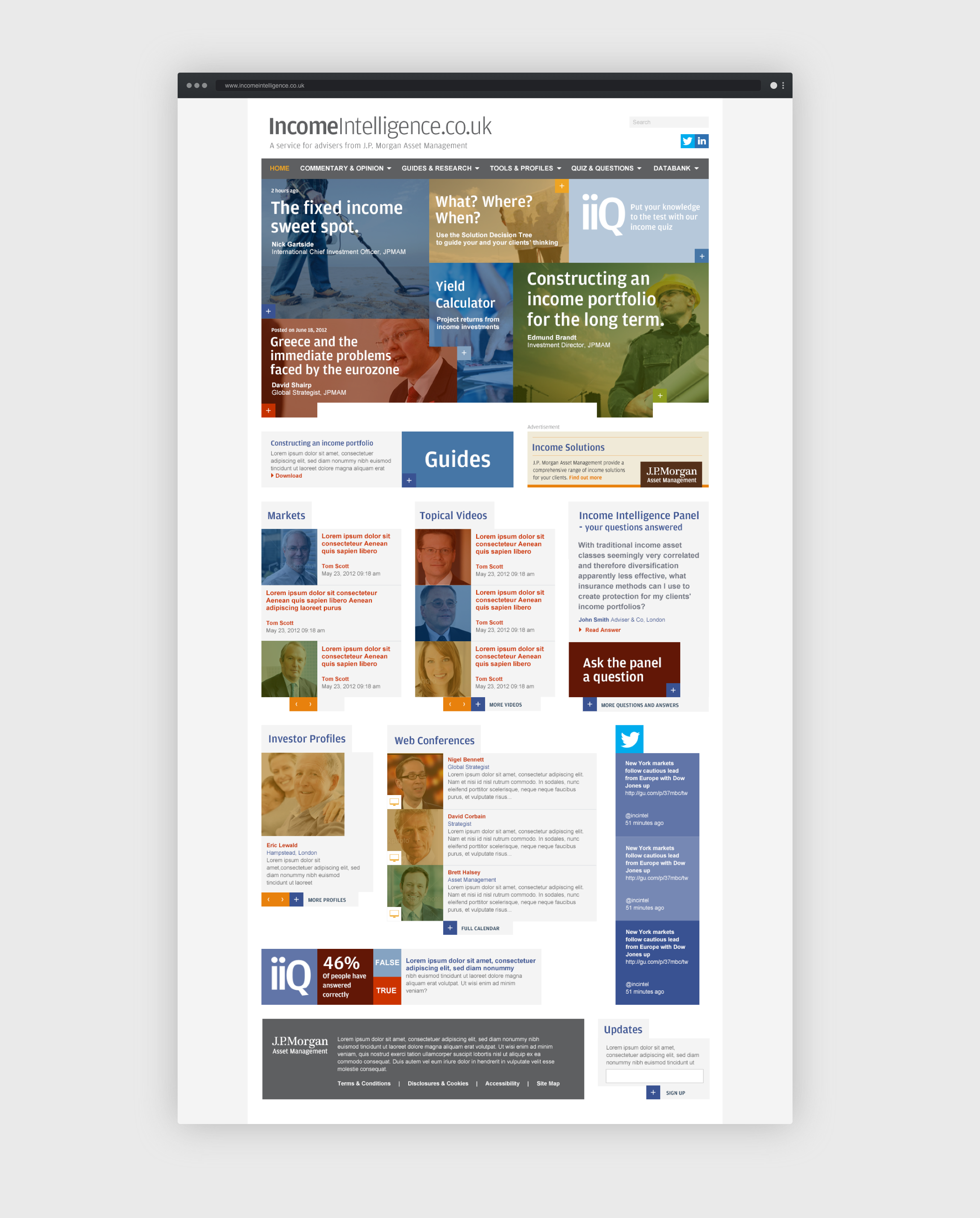 IncomeIntell Homepage